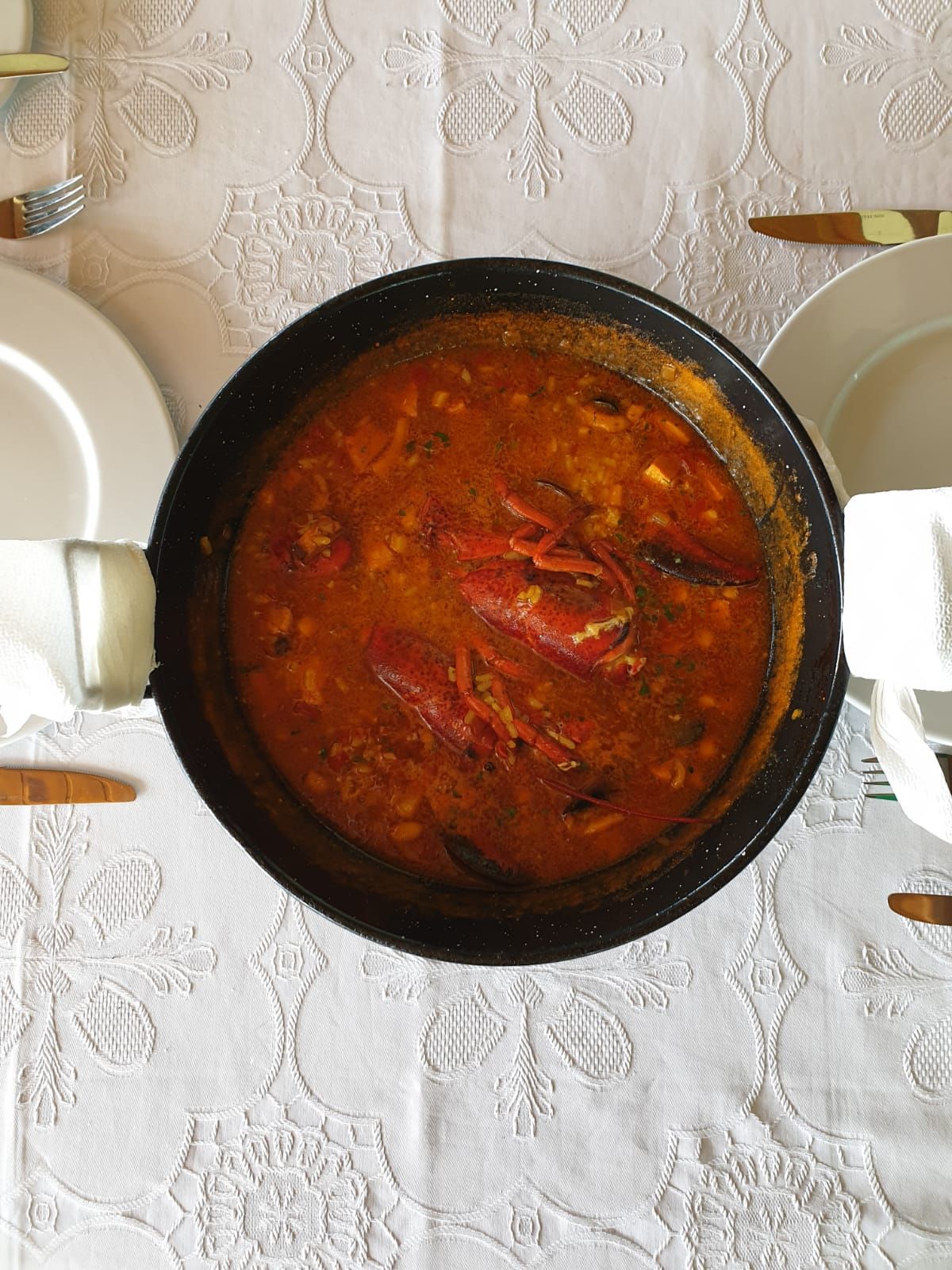 Arroz caldoso con bogavante Arroz caldoso con bogavante