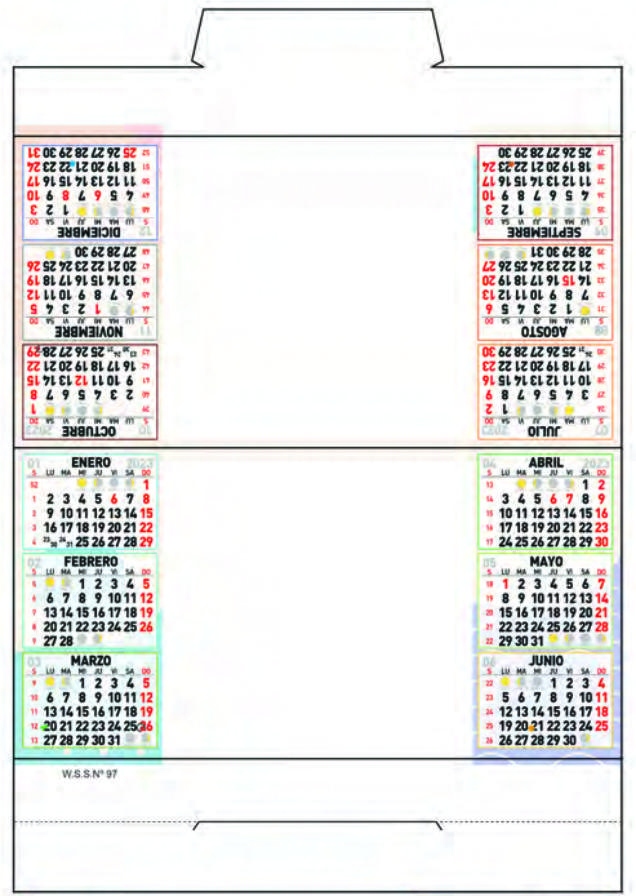 Referencia 97 - Sin foto para personalizar: Nuestros Productos de Gráficas Kalendex Referencia 97 - Sin foto para personalizar: Nuestros Productos de Gráficas Kalendex