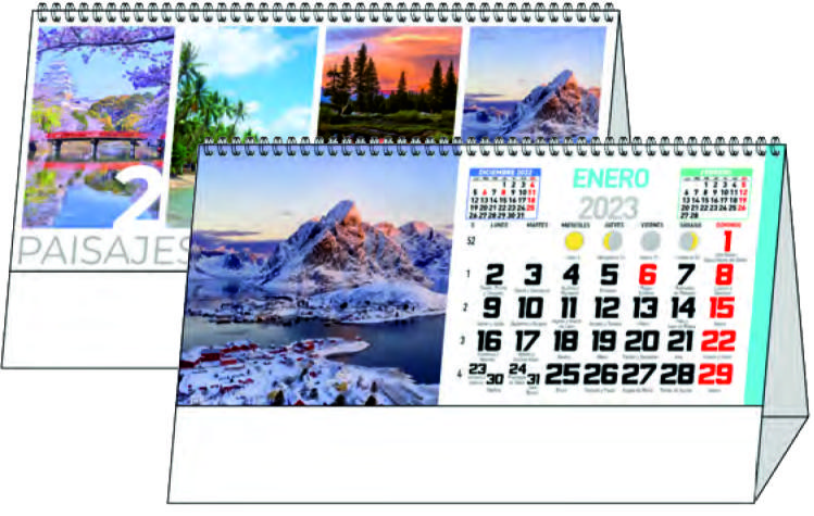 Ref. 50 - Paisajes Internacionales: Nuestros Productos de Gráficas Kalendex Ref. 50 - Paisajes Internacionales: Nuestros Productos de Gráficas Kalendex