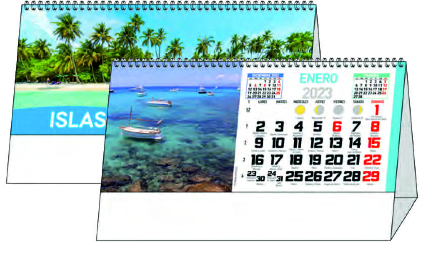 Ref. 63 - Islas: Nuestros Productos de Gráficas Kalendex Ref. 63 - Islas: Nuestros Productos de Gráficas Kalendex