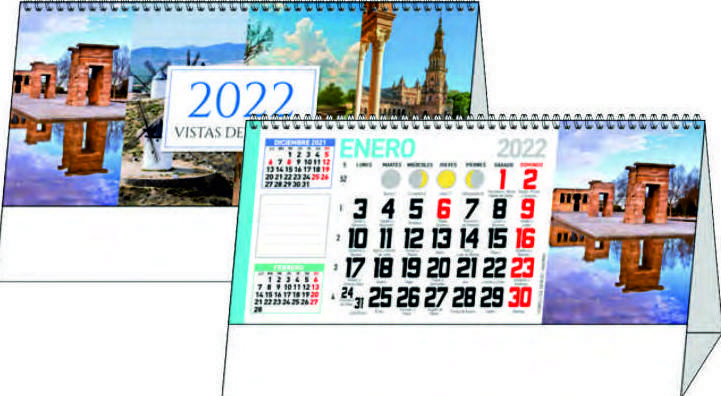 Ref. 53 - Vistas de España con espacio para Notas: Nuestros Productos de Gráficas Kalendex Ref. 53 - Vistas de España con espacio para Notas: Nuestros Productos de Gráficas Kalendex