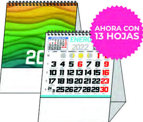 Ref. 39 - Sobremesa mini: Nuestros Productos de Gráficas Kalendex Ref. 39 - Sobremesa mini: Nuestros Productos de Gráficas Kalendex