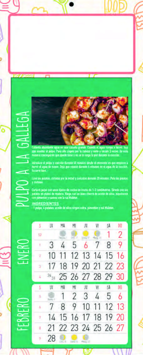 Ref. 1 - Recetas: Nuestros Productos de Gráficas Kalendex Ref. 1 - Recetas: Nuestros Productos de Gráficas Kalendex