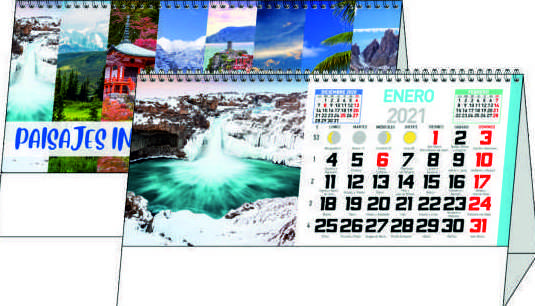 Ref. 50 - Paisajes Internacionales: Nuestros Productos de Gráficas Kalendex Ref. 50 - Paisajes Internacionales: Nuestros Productos de Gráficas Kalendex