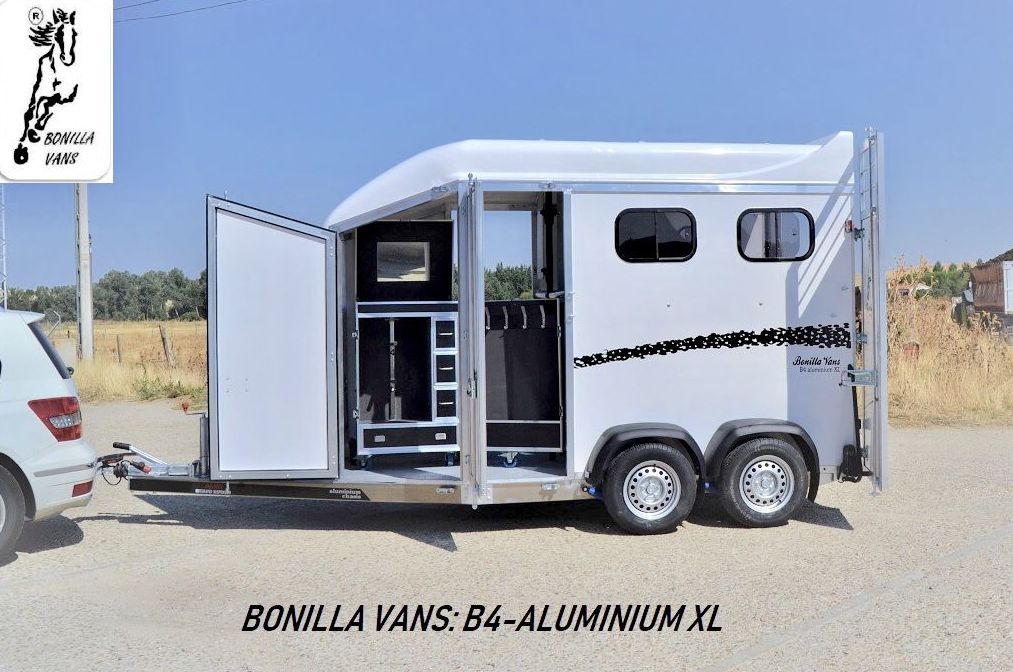 BONILLA VANS, REMOLQUE PARA DOS CABALLOS B4-ALUMINIUM XL BONILLA VANS, REMOLQUE PARA DOS CABALLOS B4-ALUMINIUM XL