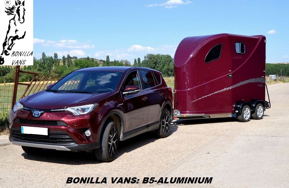 Remolque para dos caballos Bonilla Vans B5-Aluminium Remolque para dos caballos Bonilla Vans B5-Aluminium