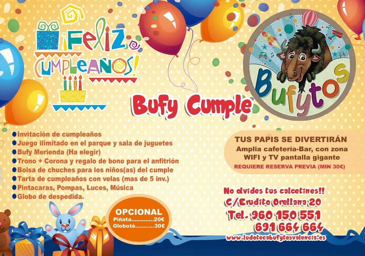 Fiestas de Cumpleaños: Servicios y Actividades de Bufytos Fiestas de Cumpleaños: Servicios y Actividades de Bufytos
