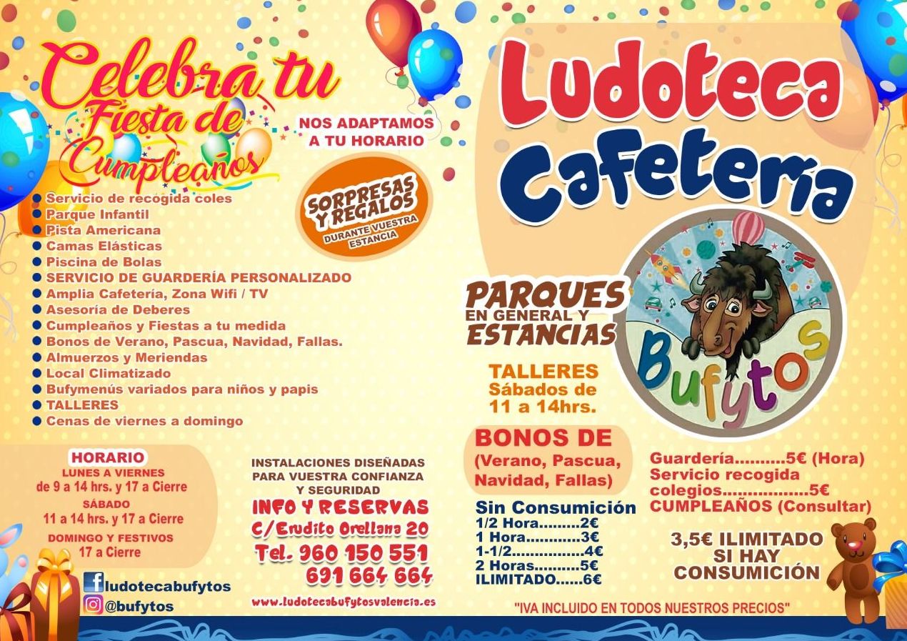 Fiestas de Cumpleaños: Servicios y Actividades de Bufytos Fiestas de Cumpleaños: Servicios y Actividades de Bufytos