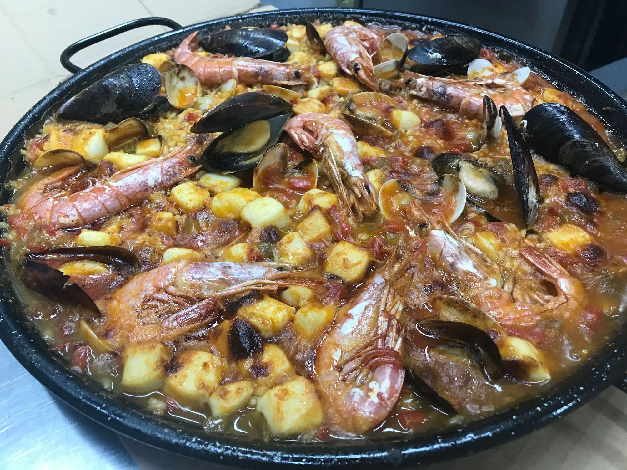 Paella de marisco - Comida para llevar Torredembarra Paella de marisco - Comida para llevar Torredembarra