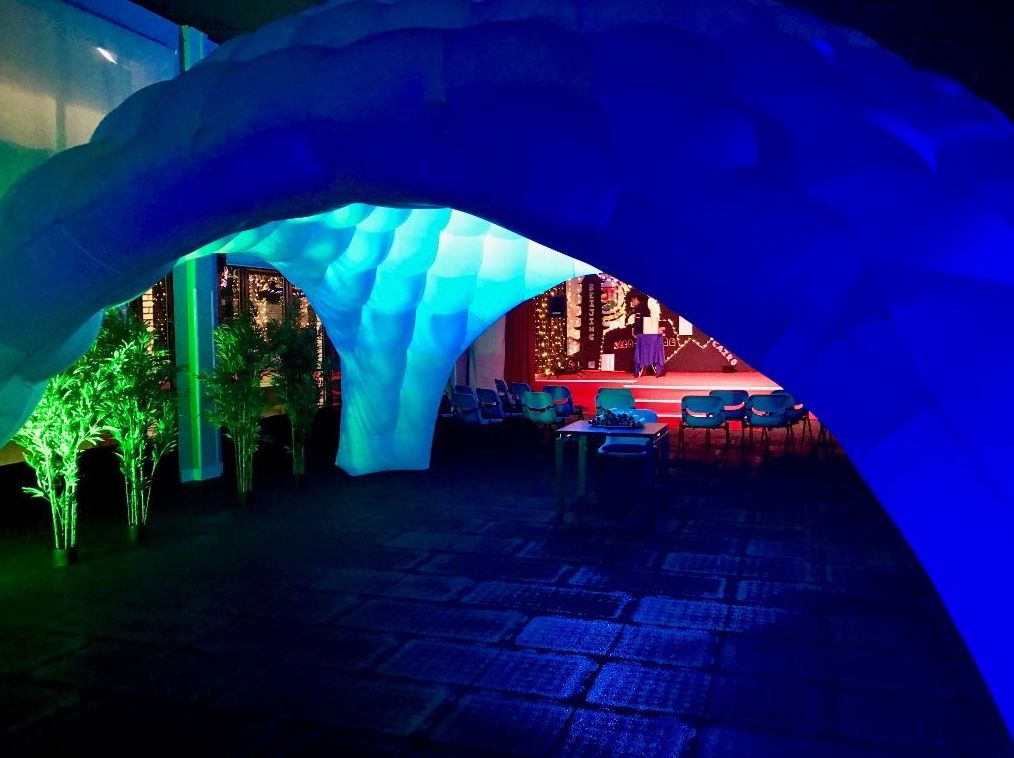 carpa blanca iluminado carpa blanca iluminado