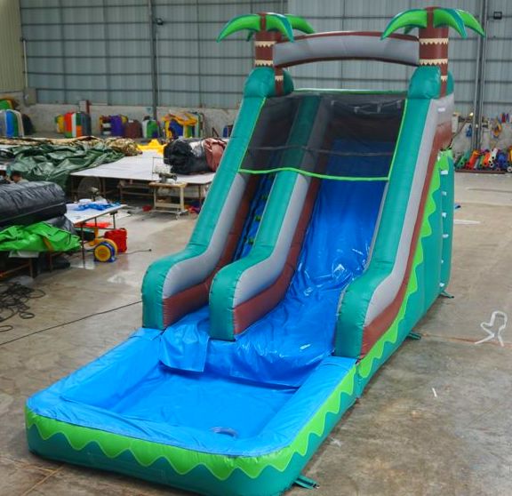 Tobogán Palmera XL con piscina Tobogán Palmera XL con piscina