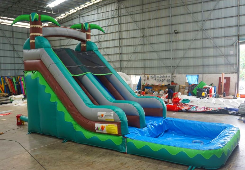 Tobogán Palmera XL con piscina Tobogán Palmera XL con piscina