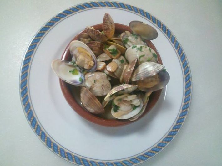 Almeja fina de carril a la marinera Almeja fina de carril a la marinera