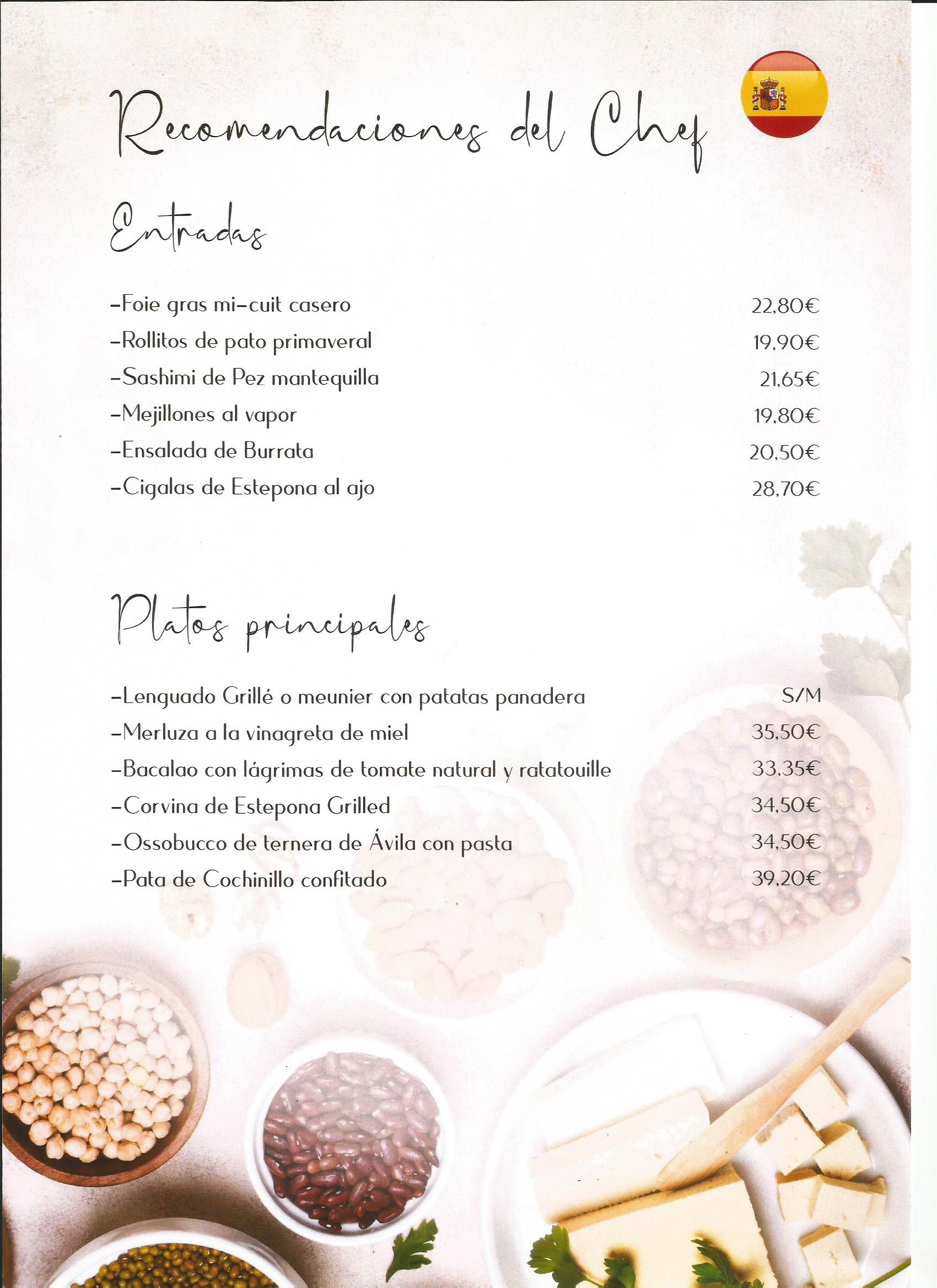 muestra carta 2022 / our menu 2022: Especialidades y Servicios de El Cortijo de Ramiro muestra carta 2022 / our menu 2022: Especialidades y Servicios de El Cortijo de Ramiro