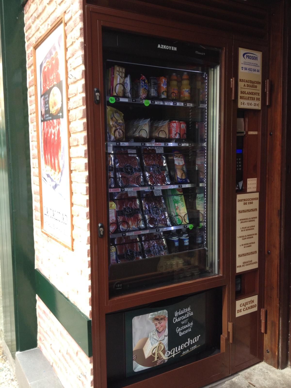 Máquina de vending con servicio 24 horas: Servicios de Roquechar Máquina de vending con servicio 24 horas: Servicios de Roquechar