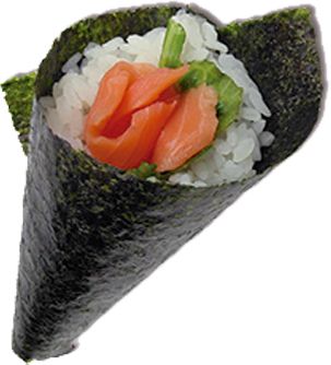 Temaki salmón Temaki salmón