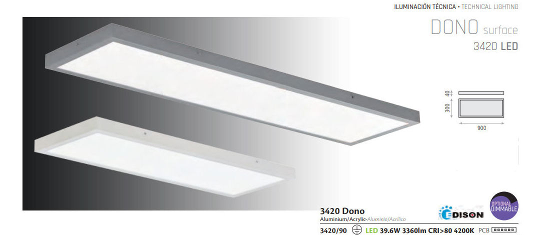 Plafón LED DONO 39.6 W: Productos de Mercurio Alumbrado Plafón LED DONO 39.6 W: Productos de Mercurio Alumbrado