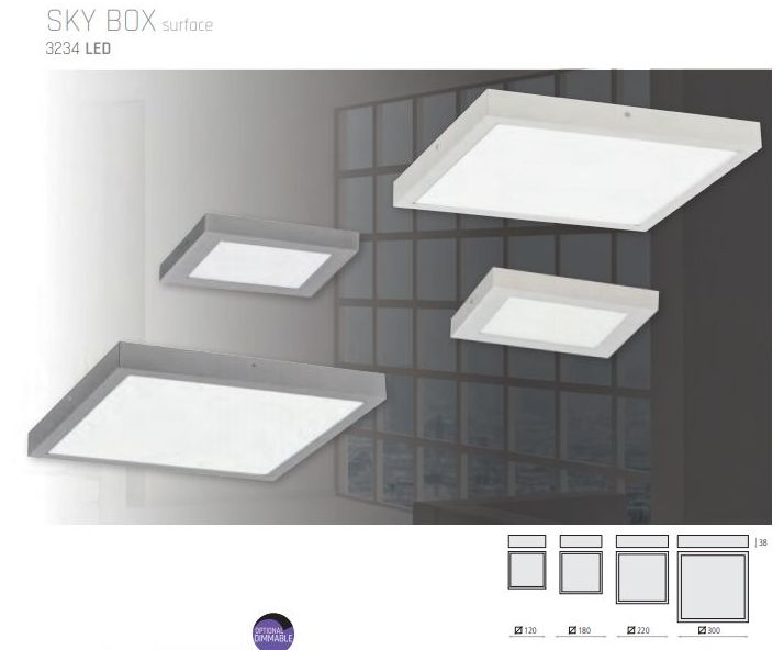 Plafón LED SKY BOX: Productos de Mercurio Alumbrado Plafón LED SKY BOX: Productos de Mercurio Alumbrado