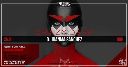 Crazy Deep - Saturday 26th: Catálogo de Bless Marbella Crazy Deep - Saturday 26th: Catálogo de Bless Marbella