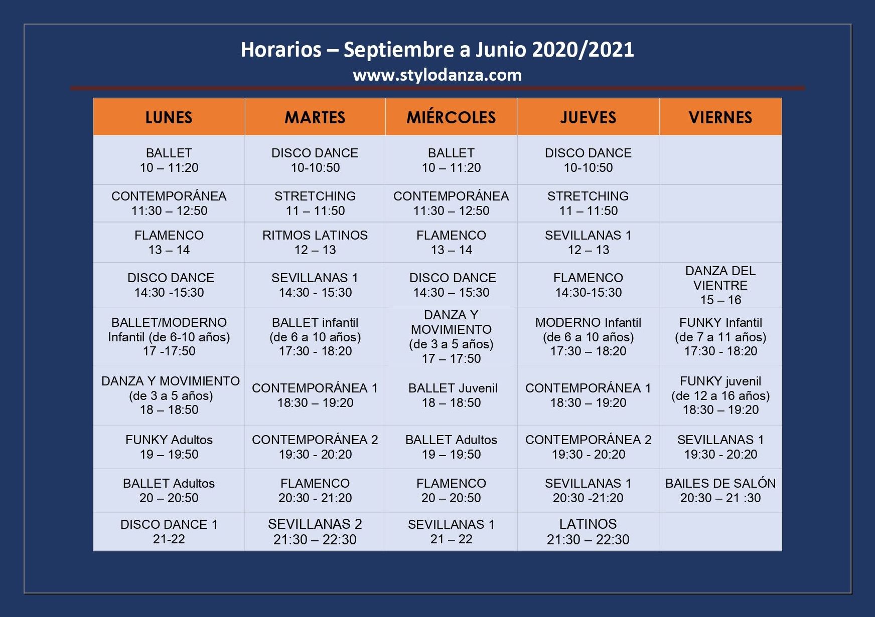 Horarios Curso 2020-2021 Horarios Curso 2020-2021