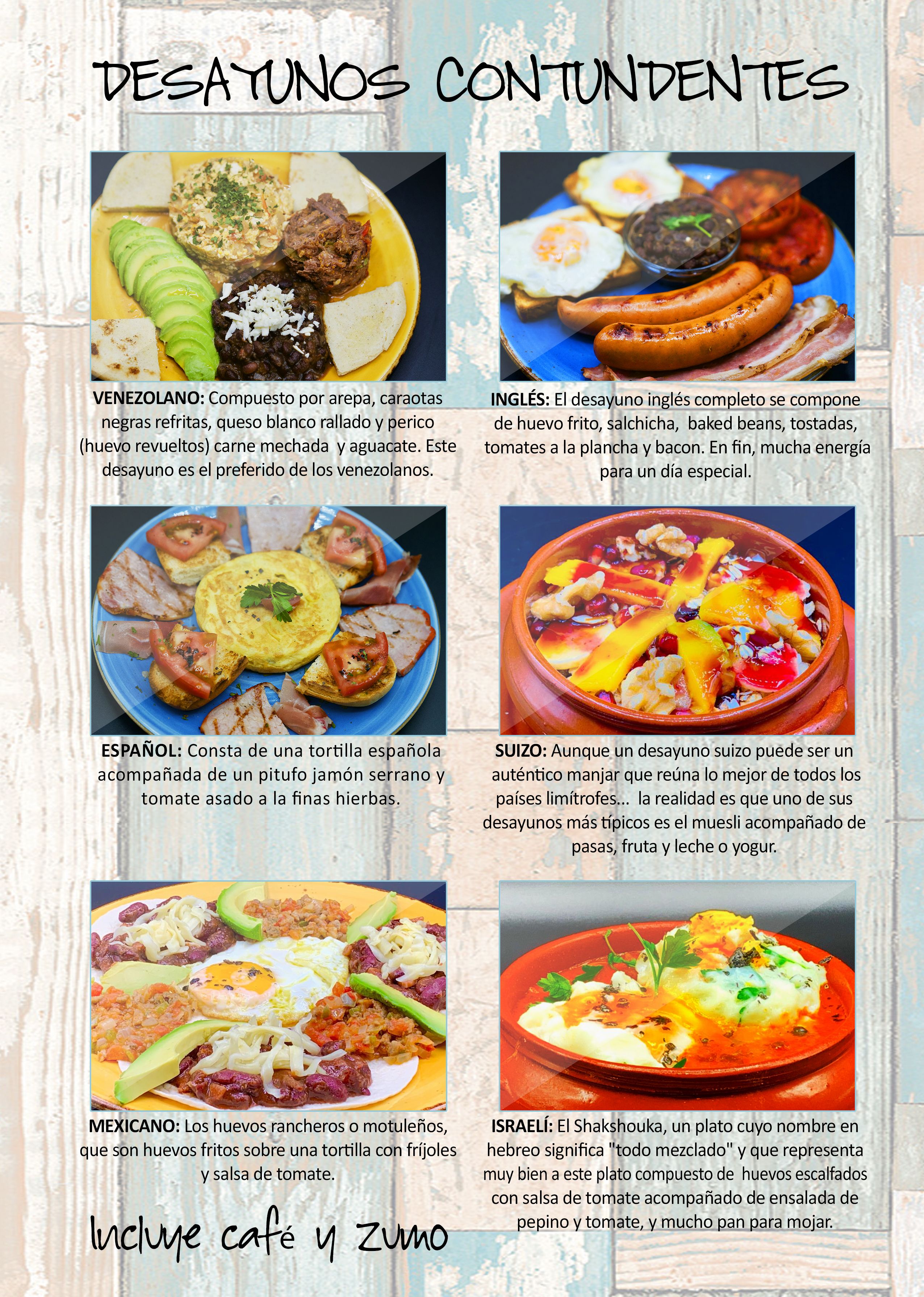 Desayunos contundentes: Carta de Restaurante Pal-buche Desayunos contundentes: Carta de Restaurante Pal-buche