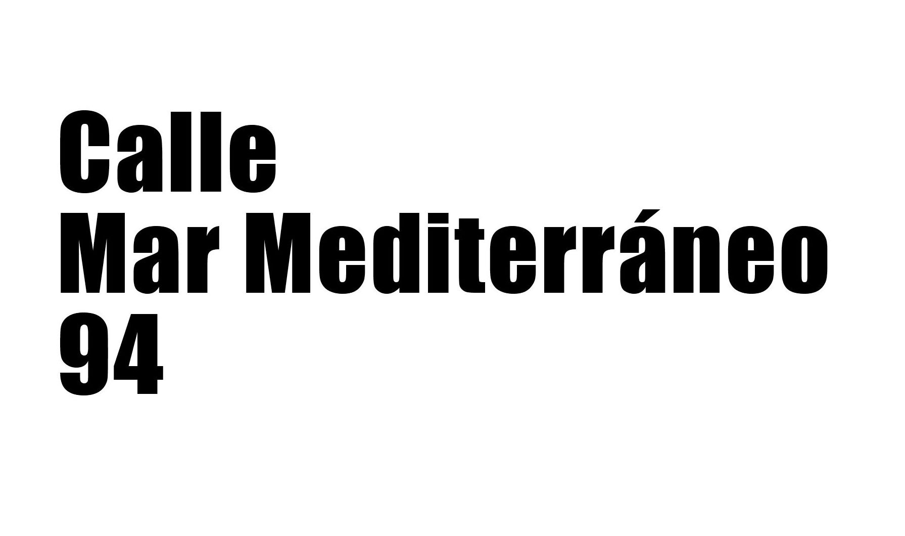 Cartel - Mar Mediterráneo 94