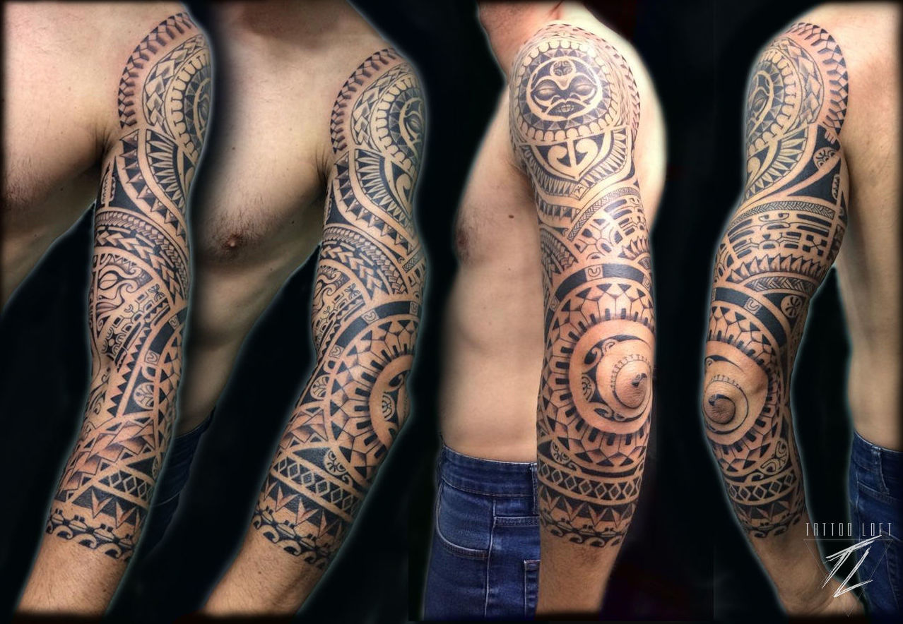 Tatuaje polinesio en Carabanchel