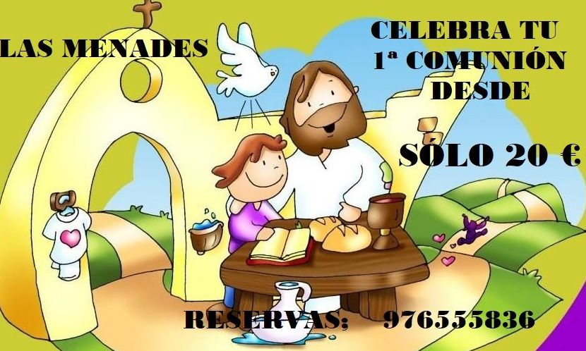 COMUNIONES Y CELEBRACIONES DE TODO TIPO: CARTA de Restaurante Las Menades COMUNIONES Y CELEBRACIONES DE TODO TIPO: CARTA de Restaurante Las Menades