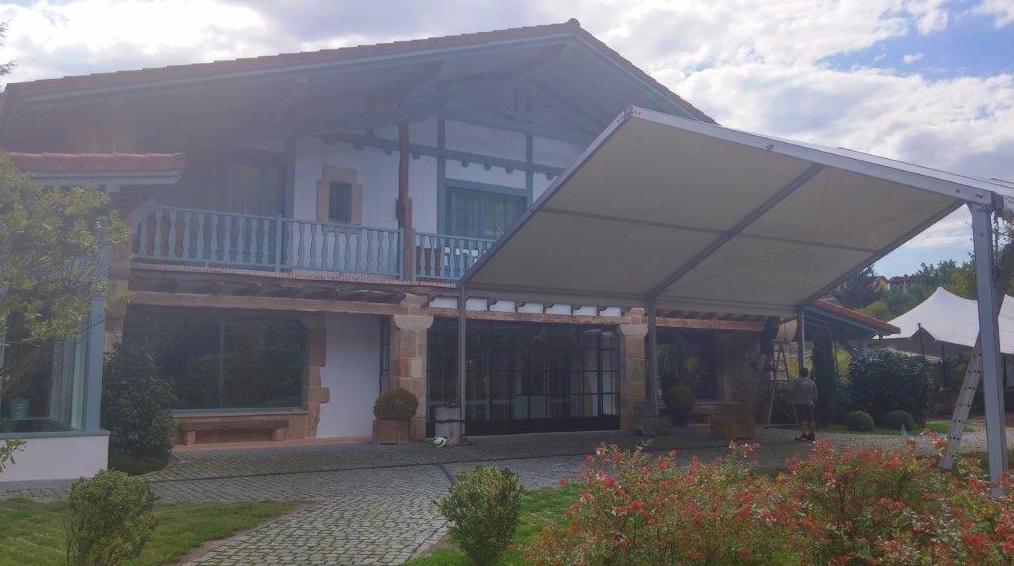 Carpa abierta sin pórticos Carpa abierta sin pórticos