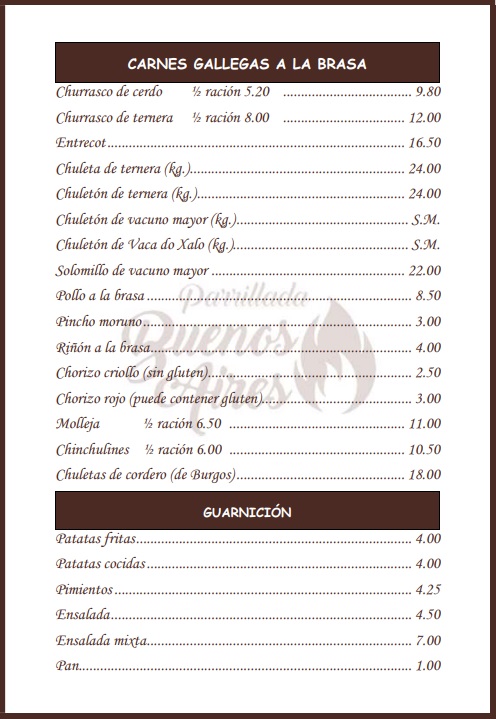 Carnes gallegas a la brasa - Parrillada Buenos Aires A Coruña Carnes gallegas a la brasa - Parrillada Buenos Aires A Coruña