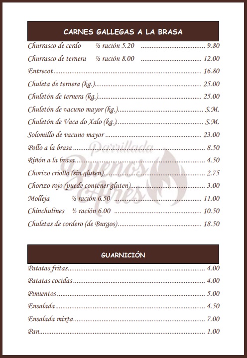 Carnes gallegas a la brasa - Parrillada Buenos Aires A Coruña Carnes gallegas a la brasa - Parrillada Buenos Aires A Coruña