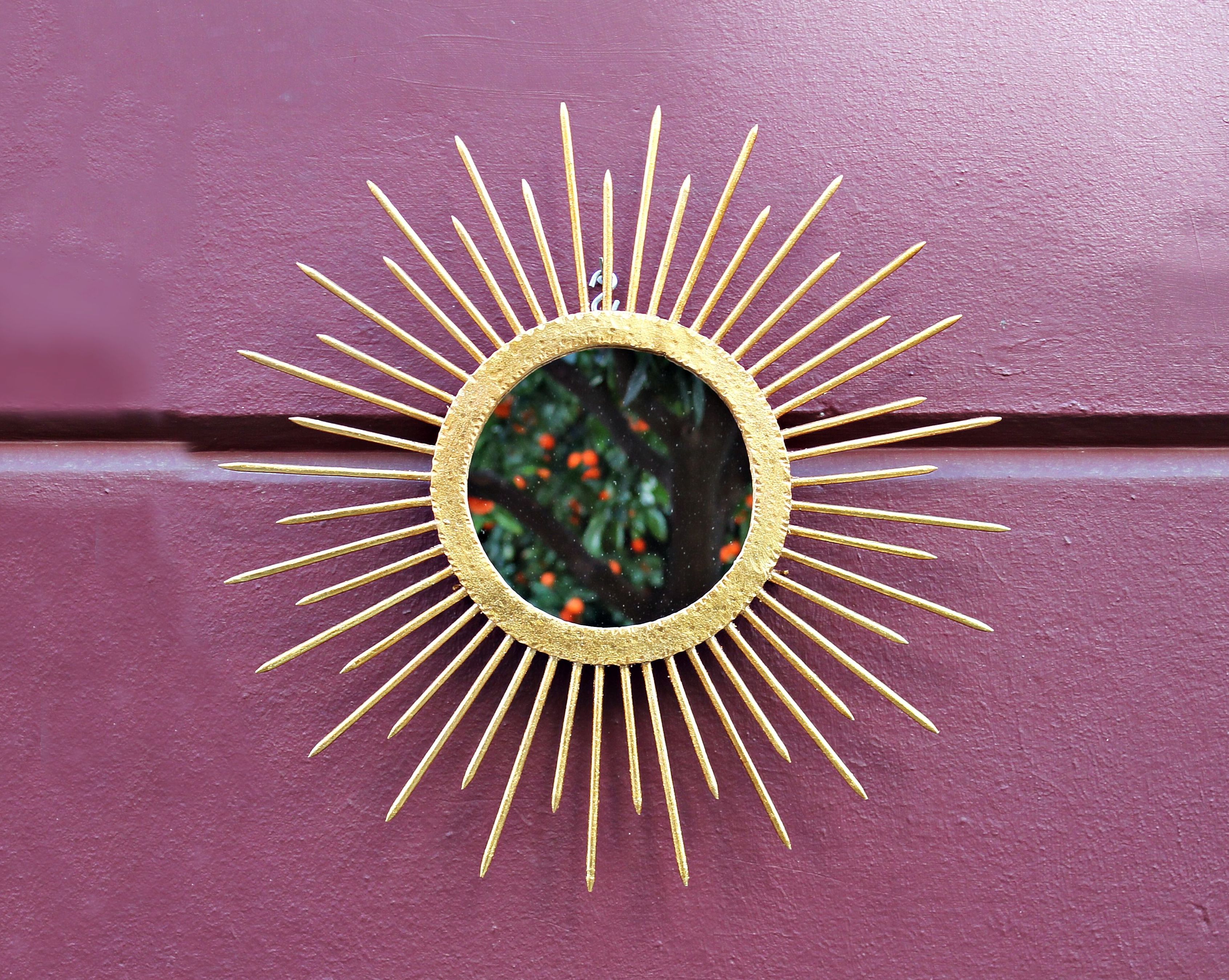 Espejo sol de forja y pan de oro: Artículos de Ruzafa Vintage Espejo sol de forja y pan de oro: Artículos de Ruzafa Vintage