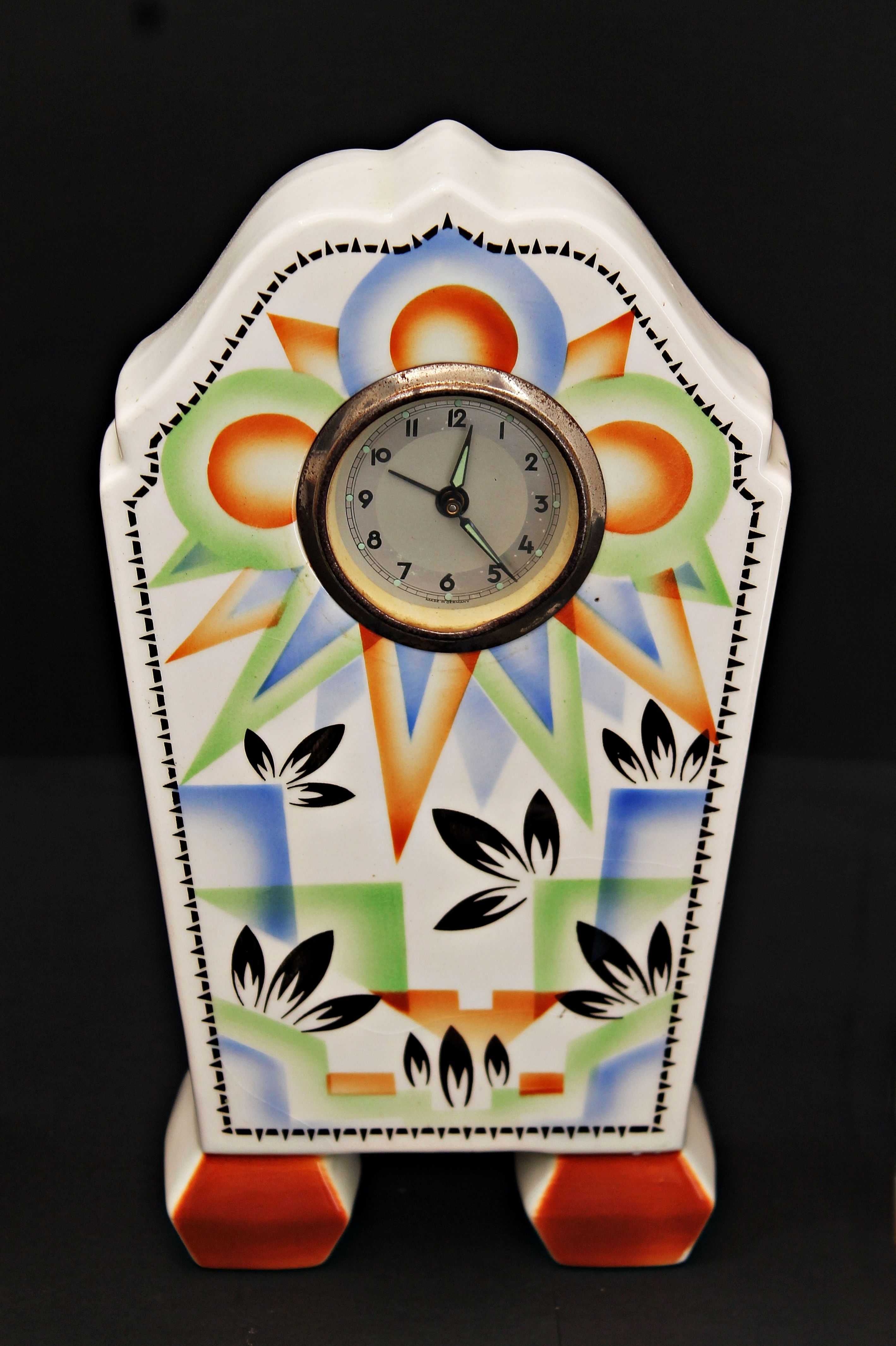Reloj Art decó con guarnición frances: de Ruzafa Vintage Reloj Art decó con guarnición frances: de Ruzafa Vintage