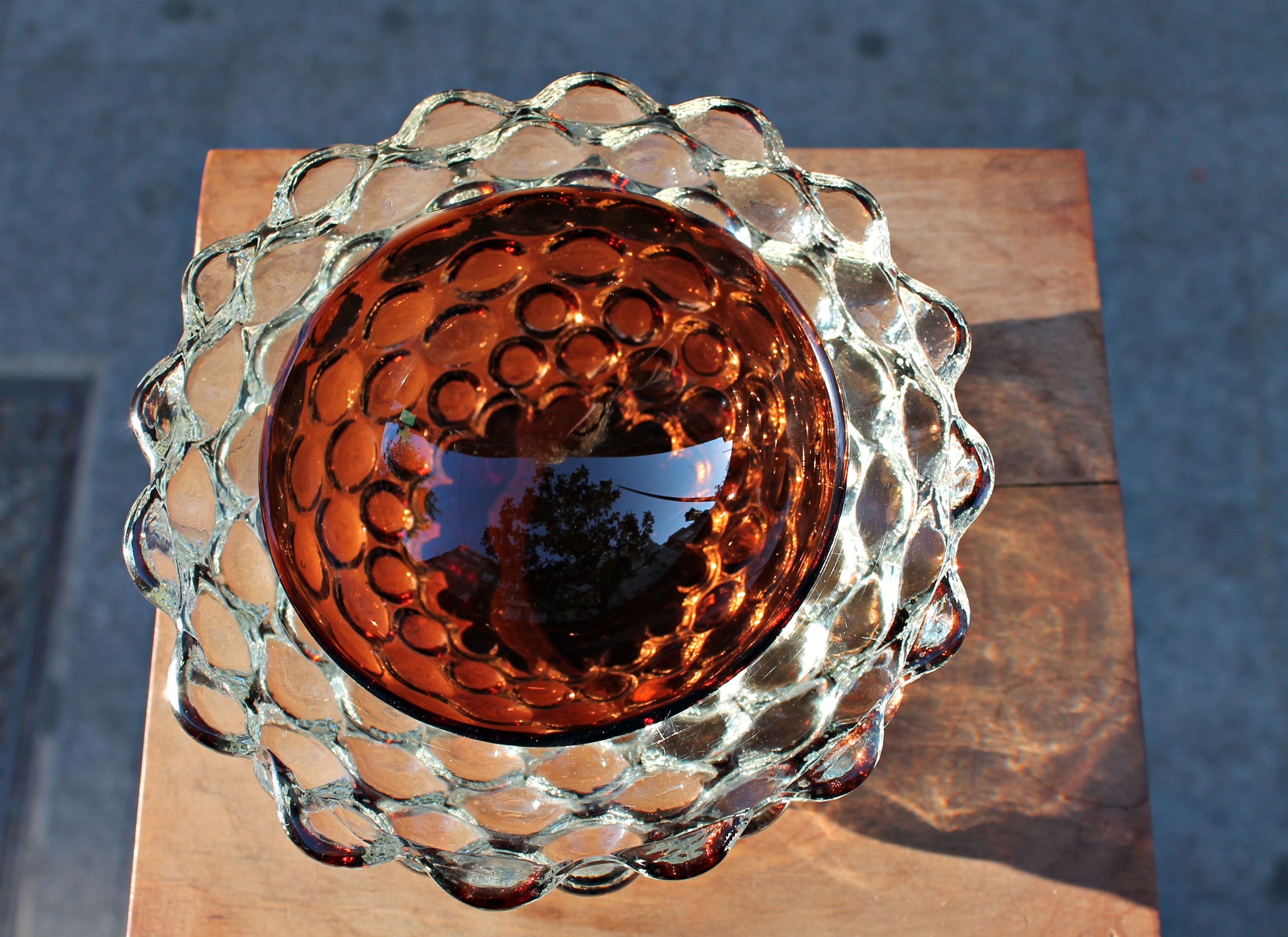 Bowl de cristal de Murano diseño Ercole Barovier: Artículos de Ruzafa Vintage Bowl de cristal de Murano diseño Ercole Barovier: Artículos de Ruzafa Vintage