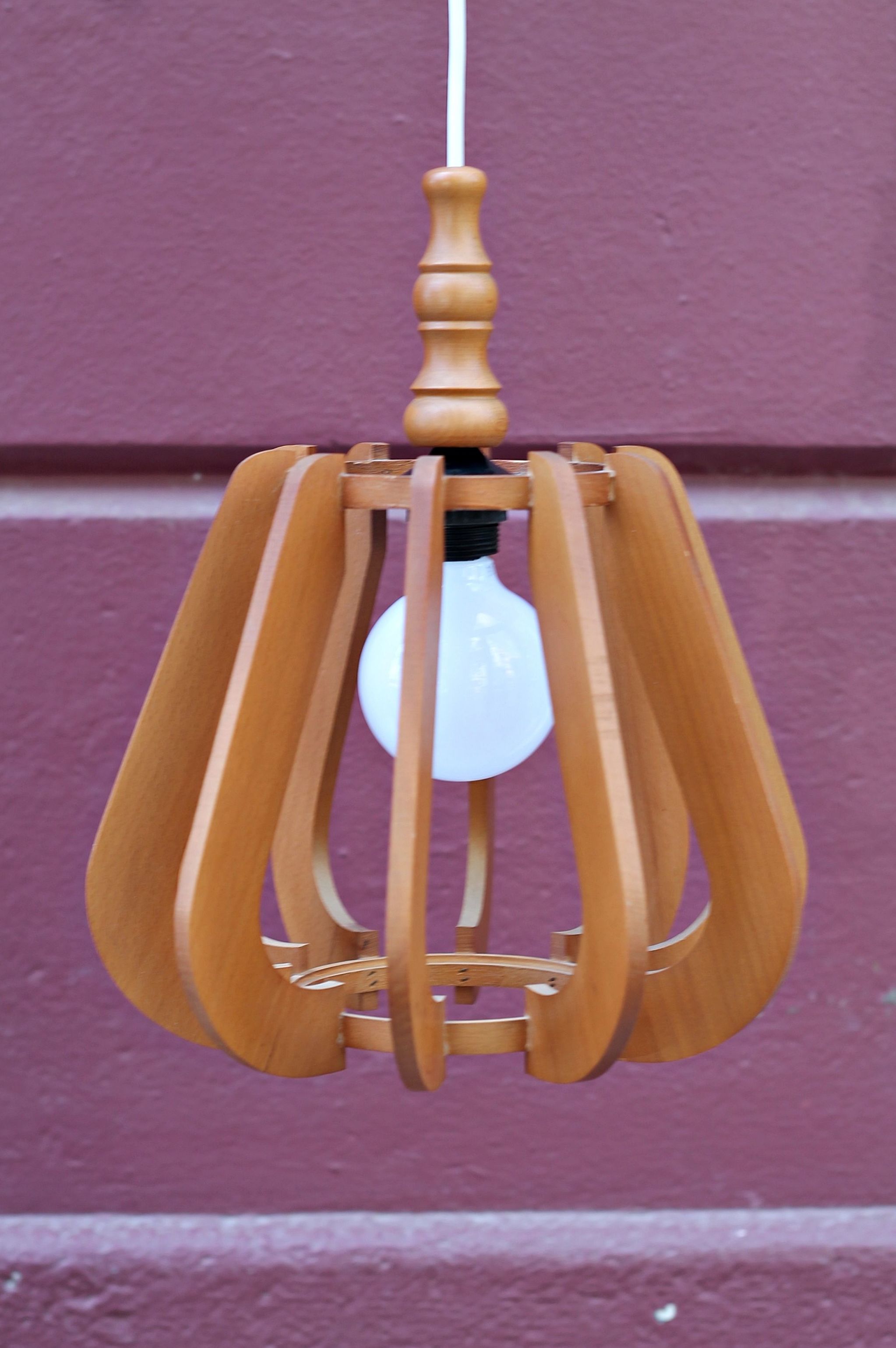 Lámpara madera años 60: Artículos de Ruzafa Vintage Lámpara madera años 60: Artículos de Ruzafa Vintage