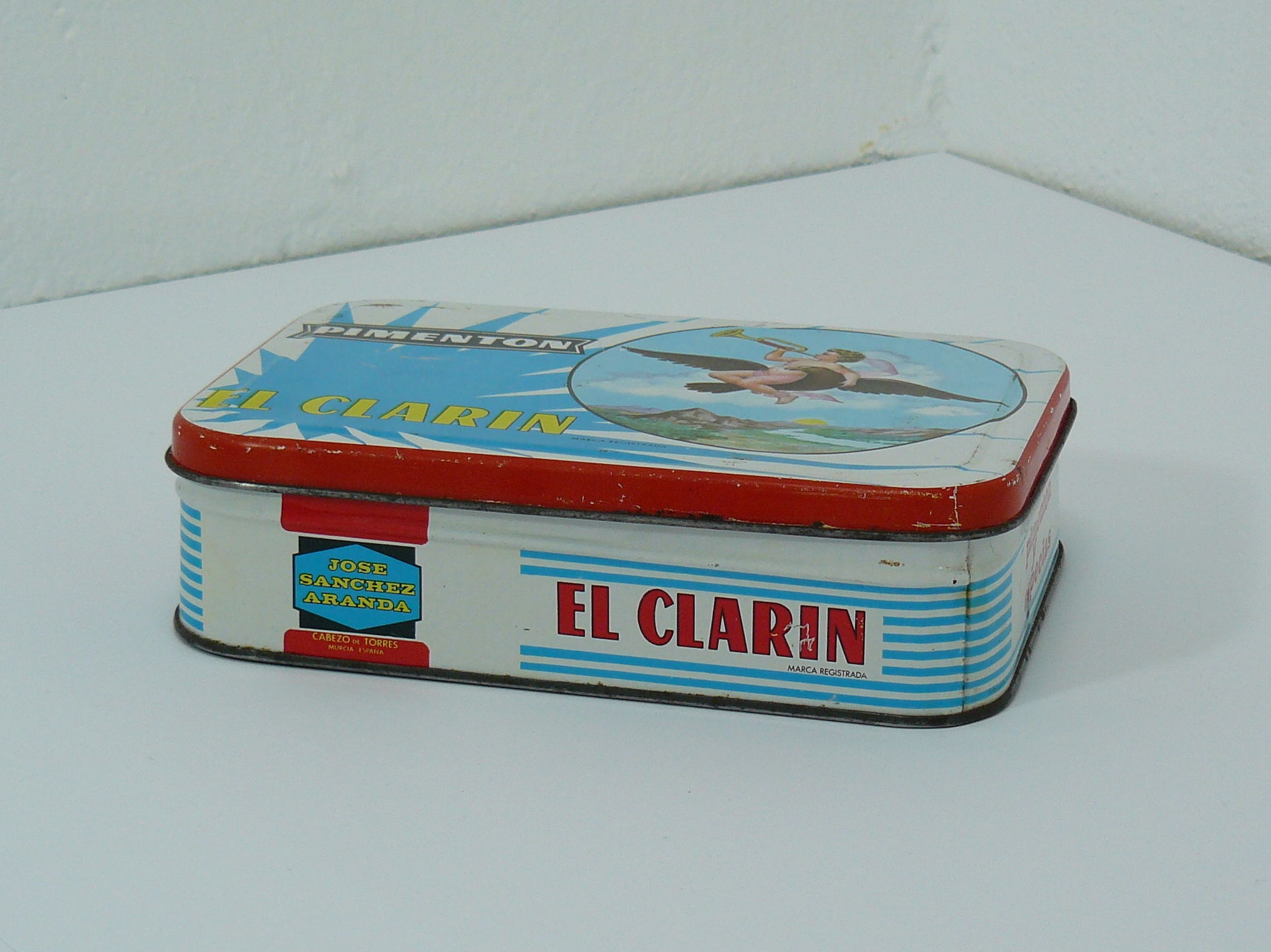 Lata de pimentón El Clarin: de Ruzafa Vintage Lata de pimentón El Clarin: de Ruzafa Vintage