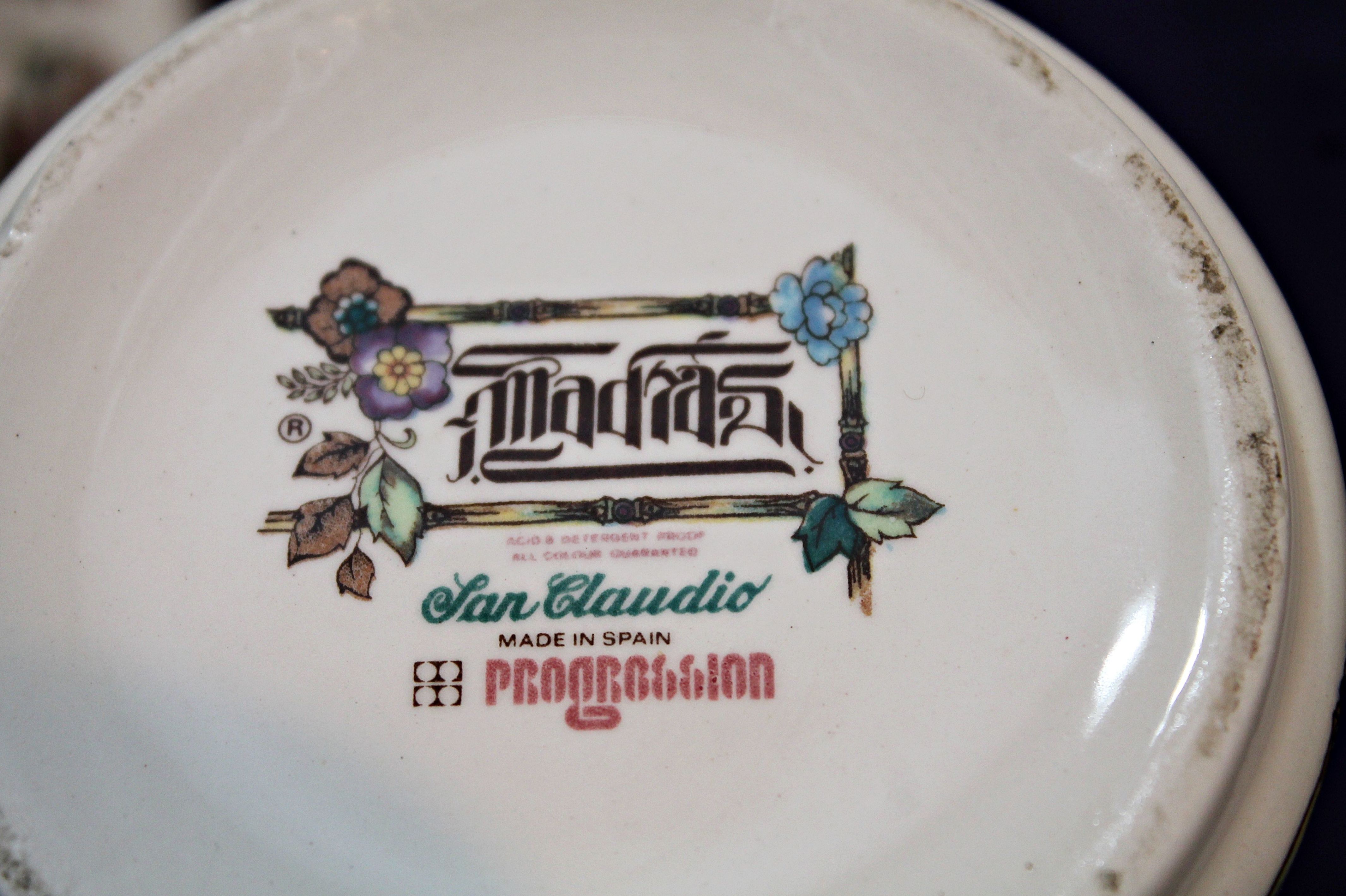 3 Tarros de porcelana San Claudio colección MADRÁS.: Artículos de Ruzafa Vintage 3 Tarros de porcelana San Claudio colección MADRÁS.: Artículos de Ruzafa Vintage