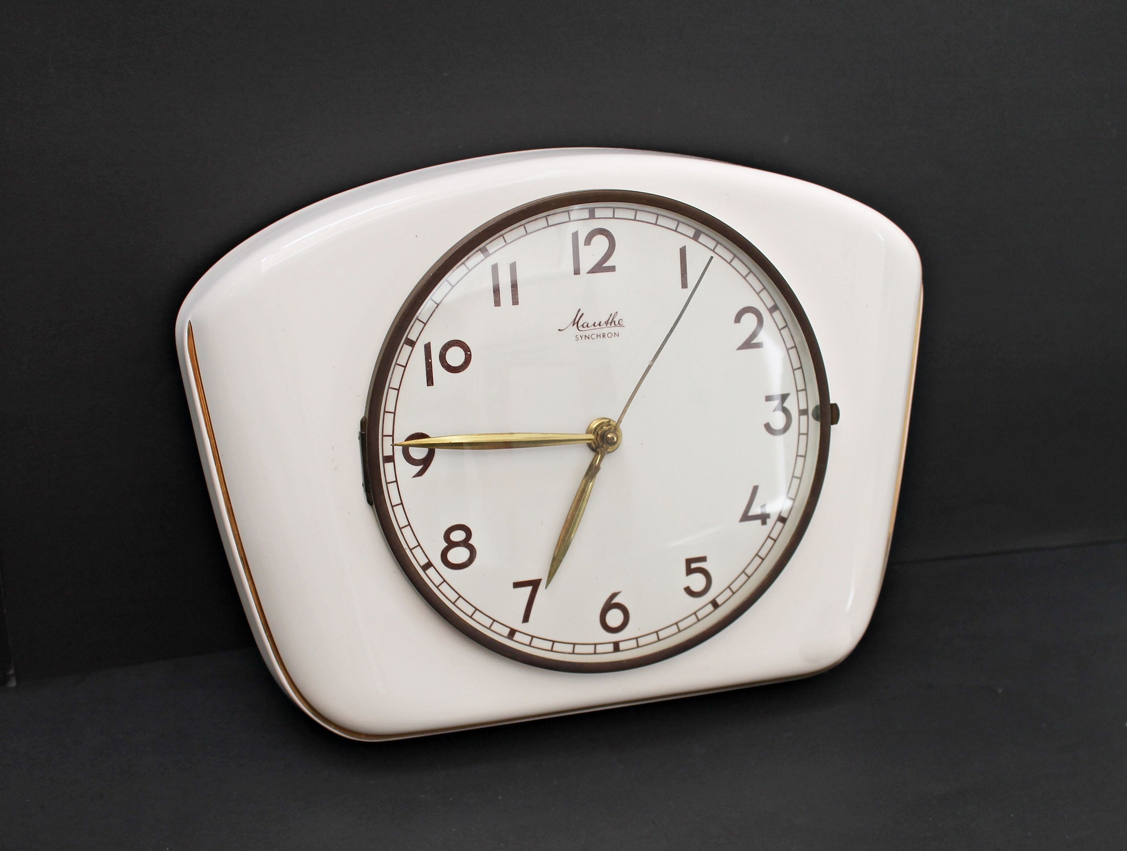 Reloj pared Mauthe Synchron años 50: Artículos de Ruzafa Vintage Reloj pared Mauthe Synchron años 50: Artículos de Ruzafa Vintage