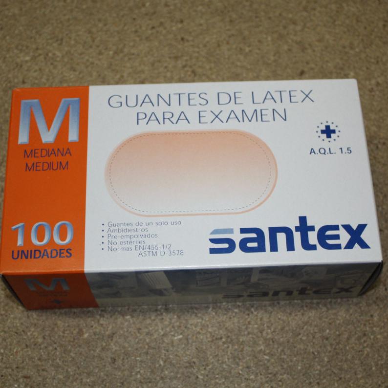 Guantes de látex