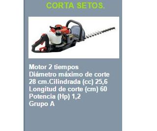 Pequeña Maquinaria: Servicios de Zona Verde Jacetania Pequeña Maquinaria: Servicios de Zona Verde Jacetania