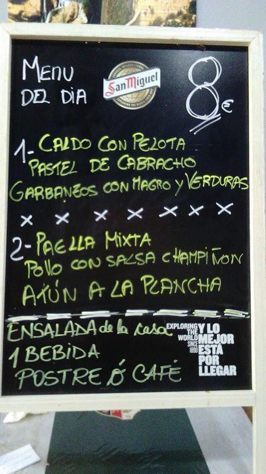 Menú diario en Franja Verde 2 y 3 : Carta de Tapas y menús de Tapería Franja Verde Menú diario en Franja Verde 2 y 3 : Carta de Tapas y menús de Tapería Franja Verde
