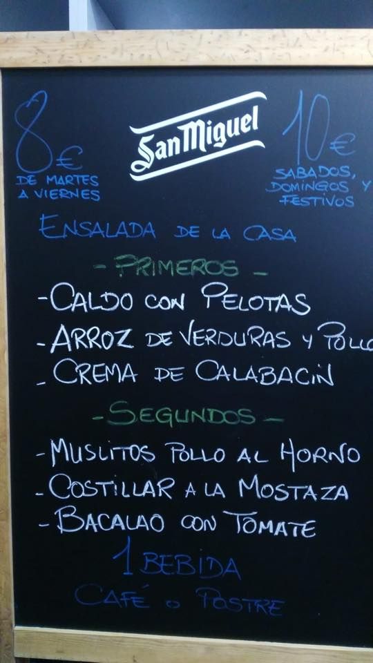 Menú diario en Franja Verde 2 y 3 : Carta de Tapas y menús de Tapería Franja Verde Menú diario en Franja Verde 2 y 3 : Carta de Tapas y menús de Tapería Franja Verde