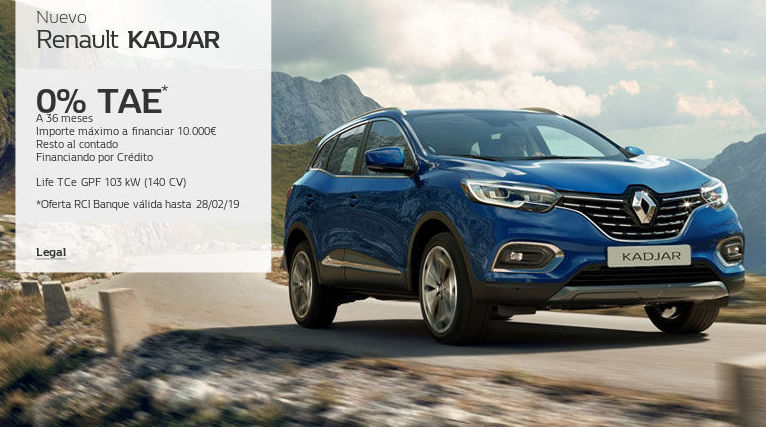 RENAULT KADJAR ¡¡NOVEDAD!!: PRODUCTOS Y OFERTAS de RAUL MOTOR RENAULT KADJAR ¡¡NOVEDAD!!: PRODUCTOS Y OFERTAS de RAUL MOTOR