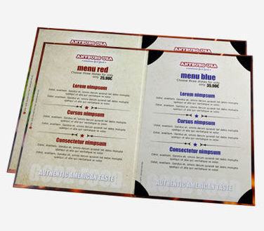 Cartas de Restaurante: Productos de Copistería Figuerola Cartas de Restaurante: Productos de Copistería Figuerola