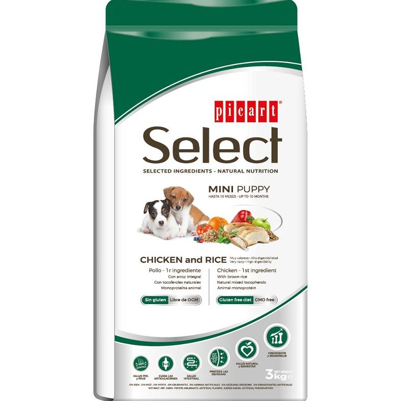 PICART SELECT MINI PUPPY CHICKEN AND RICE: Tienda Virtual Planeta Azul de Planeta Azul PICART SELECT MINI PUPPY CHICKEN AND RICE: Tienda Virtual Planeta Azul de Planeta Azul