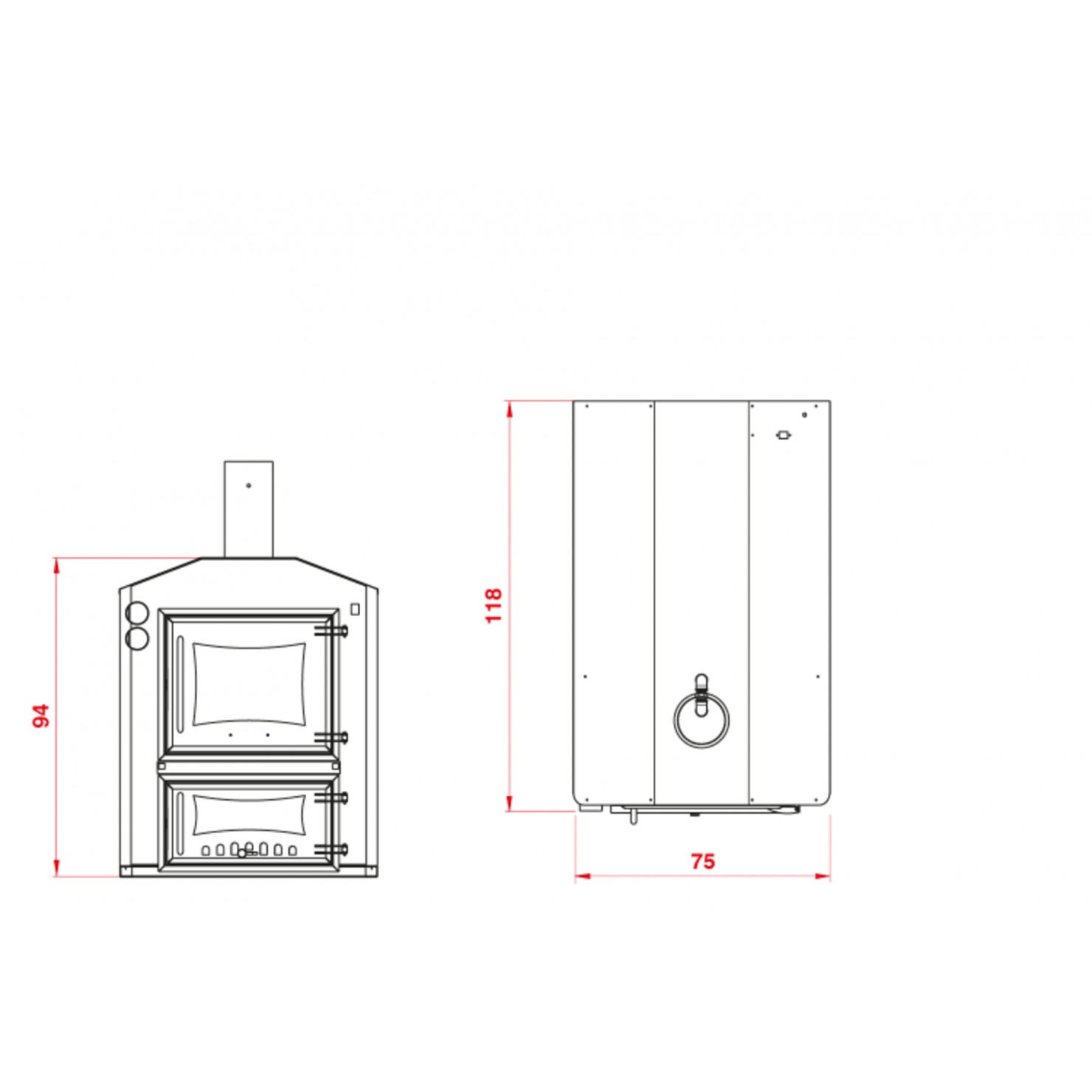 Horno de leña empotrable aire extra: Productos y servicios de Chimeneas Hergar Horno de leña empotrable aire extra: Productos y servicios de Chimeneas Hergar
