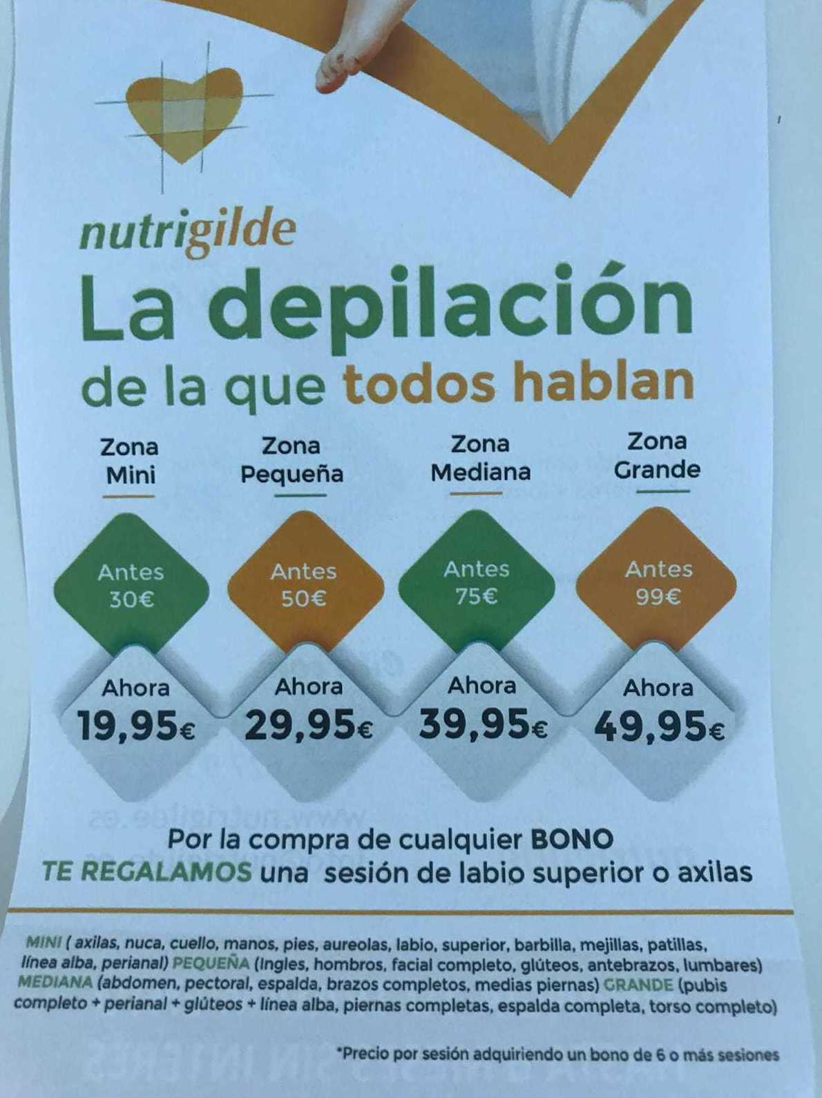Precios y bonos depilación Láser SHR Precios y bonos depilación Láser SHR