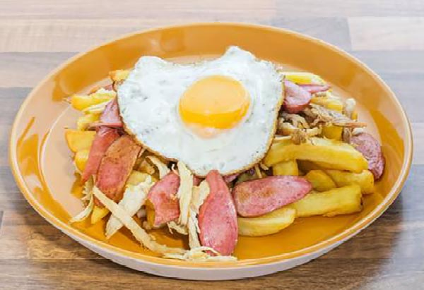 Salchipapa especial Salchipapa especial