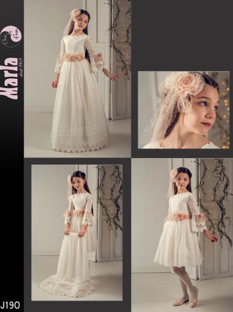 Vestido Comunión Marla J190 Vestido Comunión Marla J190