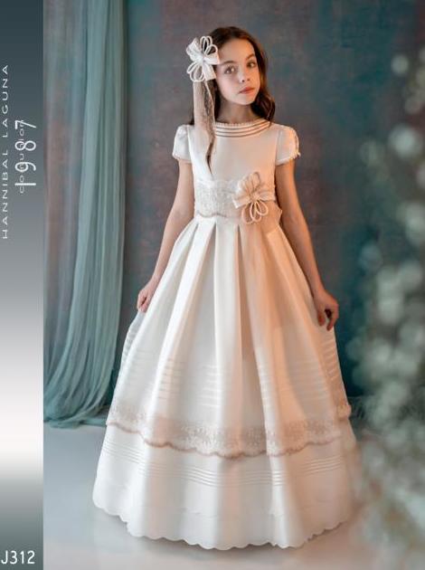 Vestido Comunión Hannibal Laguna J312 Vestido Comunión Hannibal Laguna J312